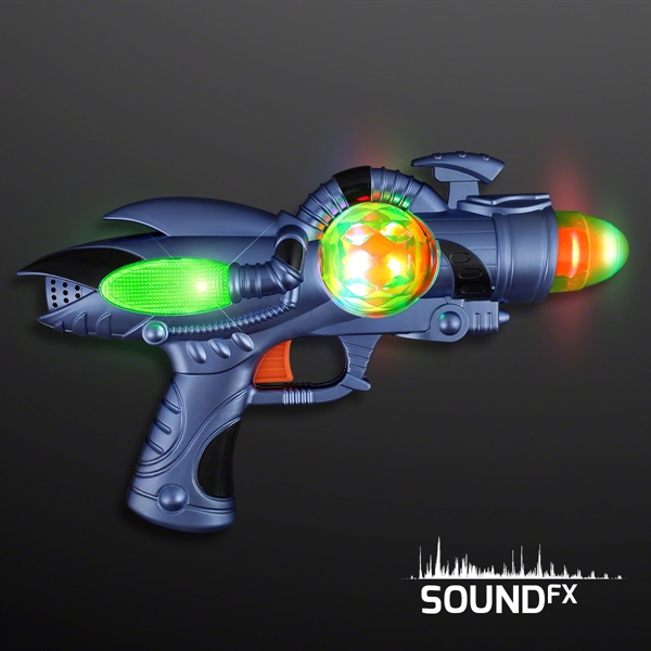 Space Sounds Light Up Gun Toy - Image 3