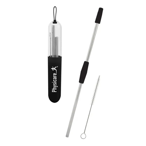 2-Piece Stainless Steel Straw Kit - Image 2