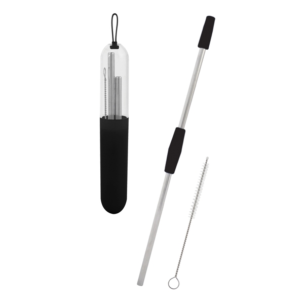 2-Piece Stainless Steel Straw Kit - Image 3