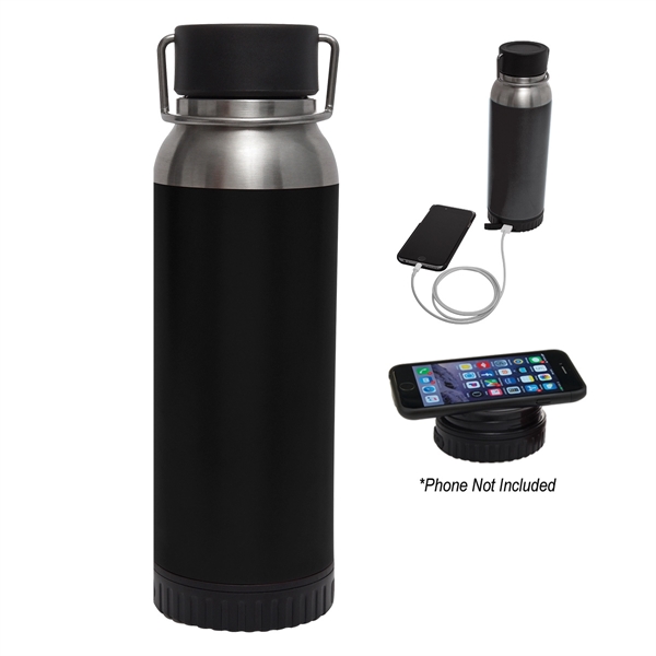 22 Oz. Carter Stainless Steel Bottle With Wireless Charge... - Image 2