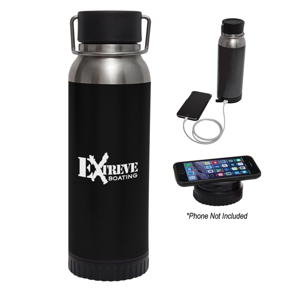 22 Oz. Carter Stainless Steel Bottle With Wireless Charge... - Image 3