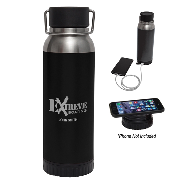 22 Oz. Carter Stainless Steel Bottle With Wireless Charge... - Image 4