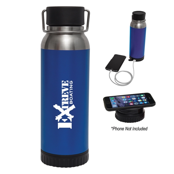 22 Oz. Carter Stainless Steel Bottle With Wireless Charge... - Image 11