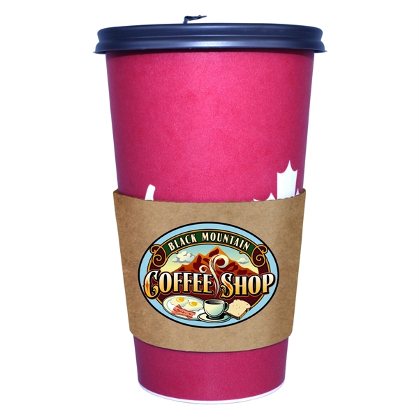 Paper Coffee Sleeve, Full Color Digital - Image 4
