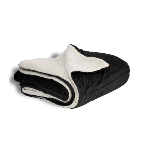 Micro Soft Touch Sherpa Blanket - Image 2