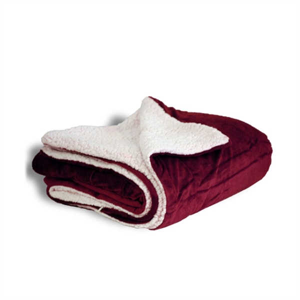 Micro Soft Touch Sherpa Blanket - Image 4