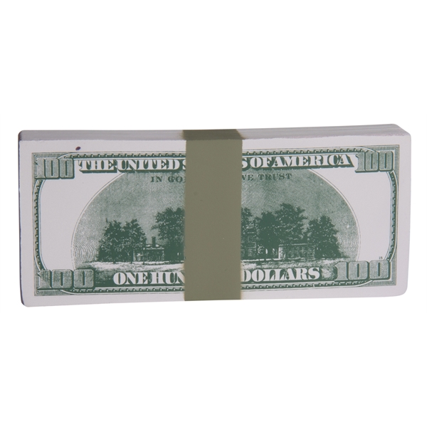 One Hundred Dollar Bill Stack Squeezies® Stress Reliever - Image 3