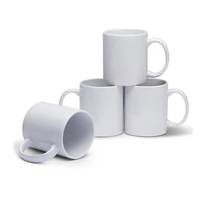 White Plain Ceramic Mug -12 OZ    