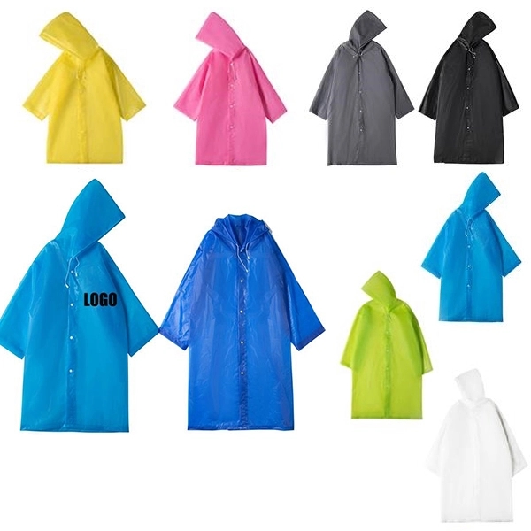Custom EVA Raincoat For Adult