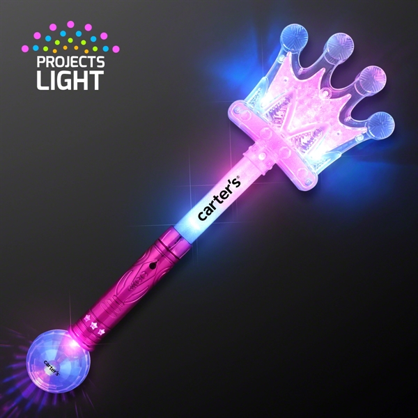 17.2" Light Up Toy Crown Wand - Image 1