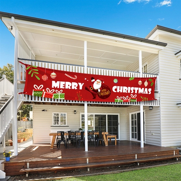 Large Merry Christmas Banner - Image 2