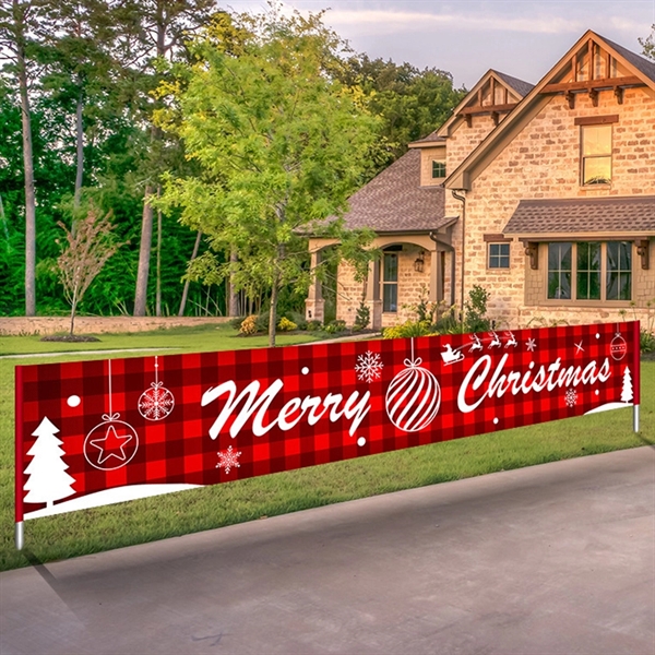 Large Merry Christmas Banner - Image 4