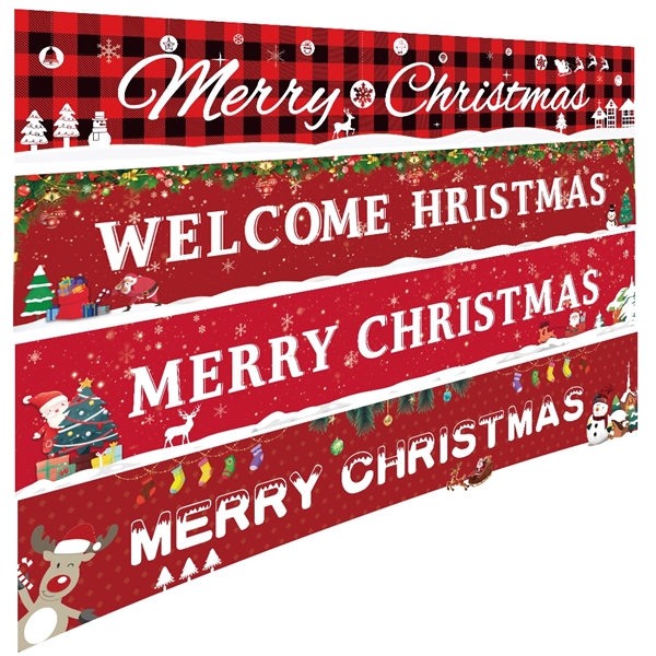 Large Merry Christmas Banner - Image 5