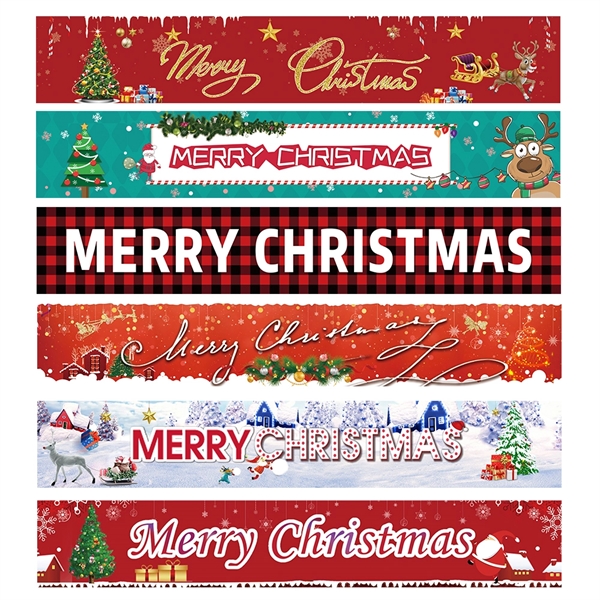 Large Merry Christmas Banner - Image 1