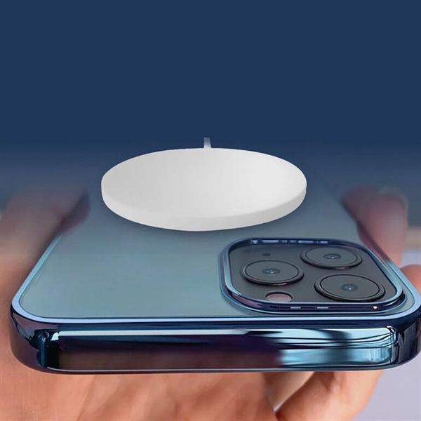 15W Magnet Wireless Charger Work With iPhone 12 and Any QI E - Image 2
