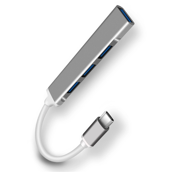Ultra Slim Type C USB 3.0 Hub 4 Ports Works with MacBook, Ph - Image 4