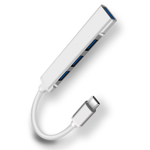 Ultra Slim Type C USB 3.0 Hub 4 Ports Works with MacBook, Ph - Image 5