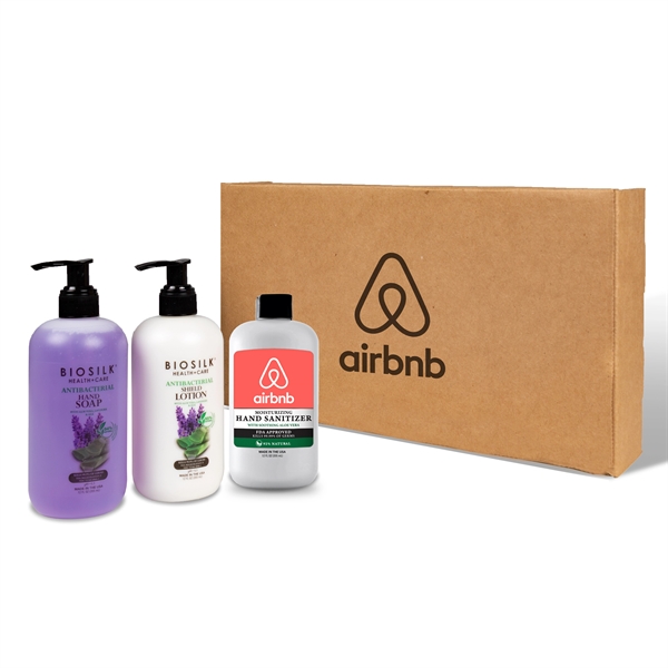 Biosilk Lotion + Biosilk Soap + Hand Sanitizer Gift Set - Image 1