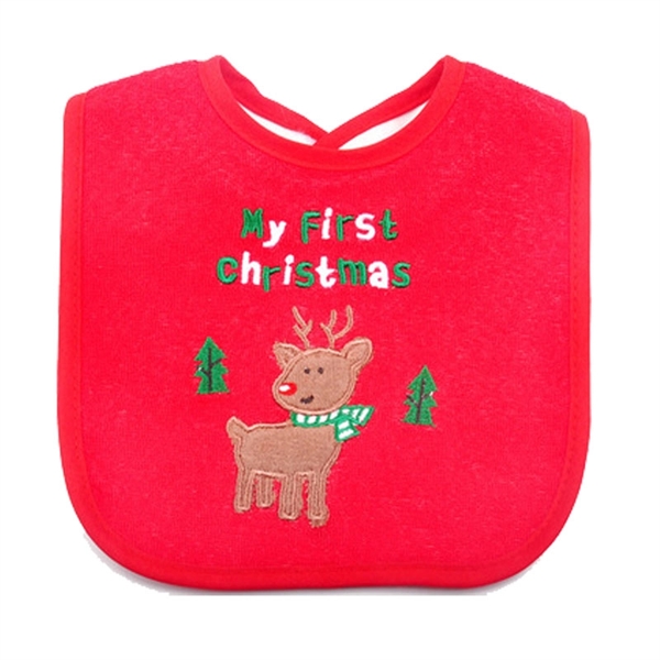 Cloth Baby Bibs Christmas Theme     - Image 4