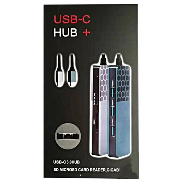 7-In-1 USB Type C Hub 4K USB C To HDMI, 3 USB 3.0 Ports, SD - Image 9