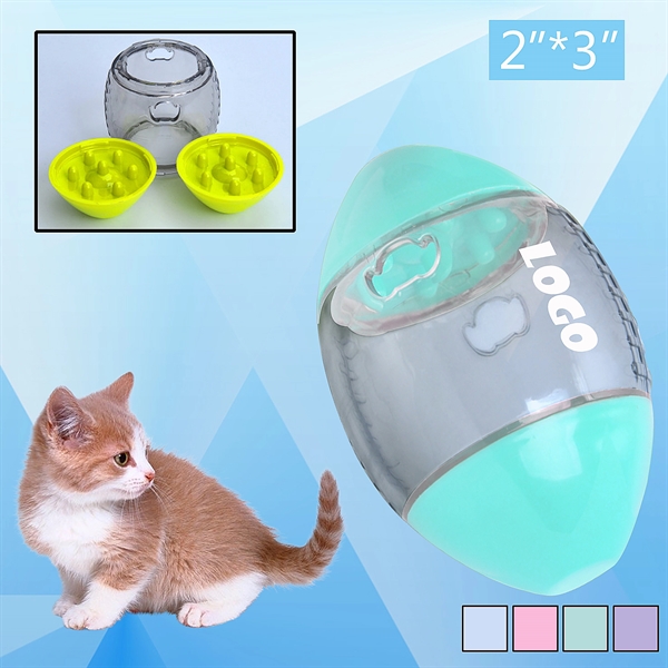 Football Shaped Ball Feeder for Pets - Image 1
