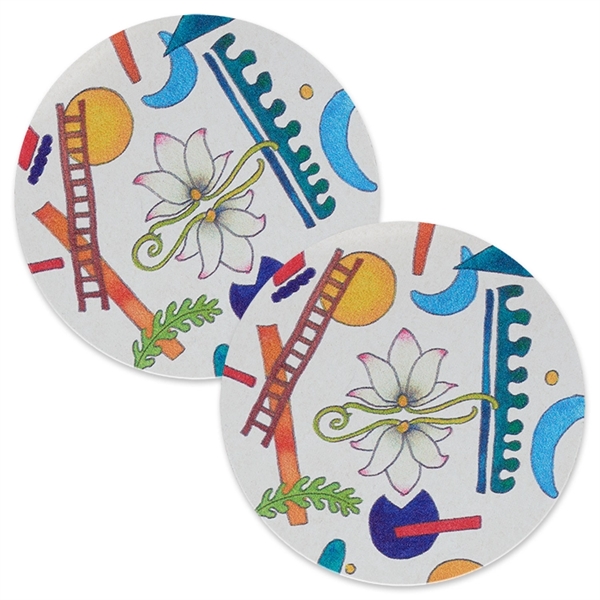 80 Point 3.5" Pulp Board Coasters, DIGITAL PRINT - Image 3