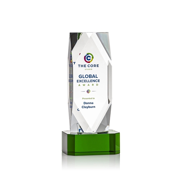 Delta VividPrint™ Award on Base - Green - Image 2