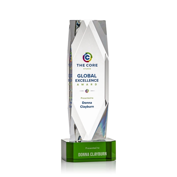 Delta VividPrint™ Award on Base - Green - Image 3