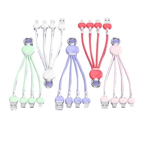4-in-1 Key Chain Charging Cable    