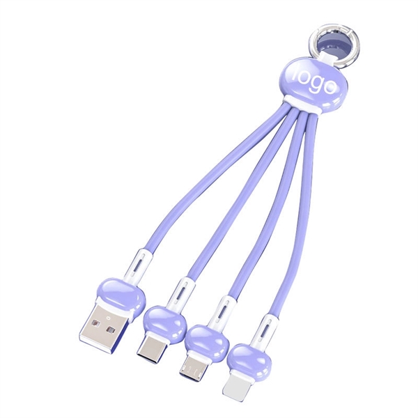 4-in-1 Key Chain Charging Cable     - Image 3
