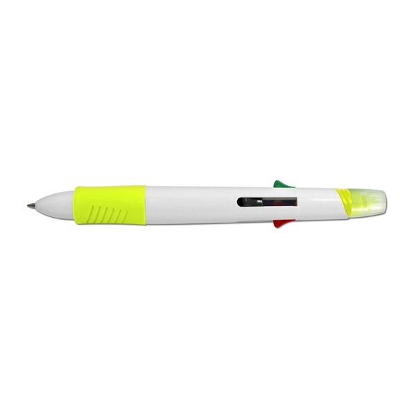 Click 'n Go™ Four color pen and fluorescent highlighter - Image 3