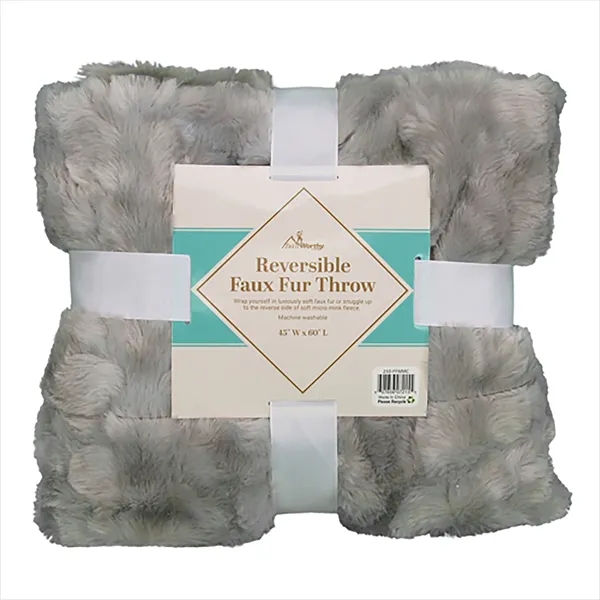 Faux Fur Blanket - Image 5