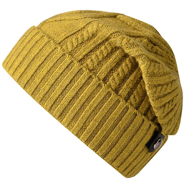 Knitted Beanie Hat/Cap w/ Buckle - Image 3