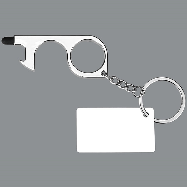 PPE No-Touch Door/Bottle Opener w/ Card Key Chain - Image 4