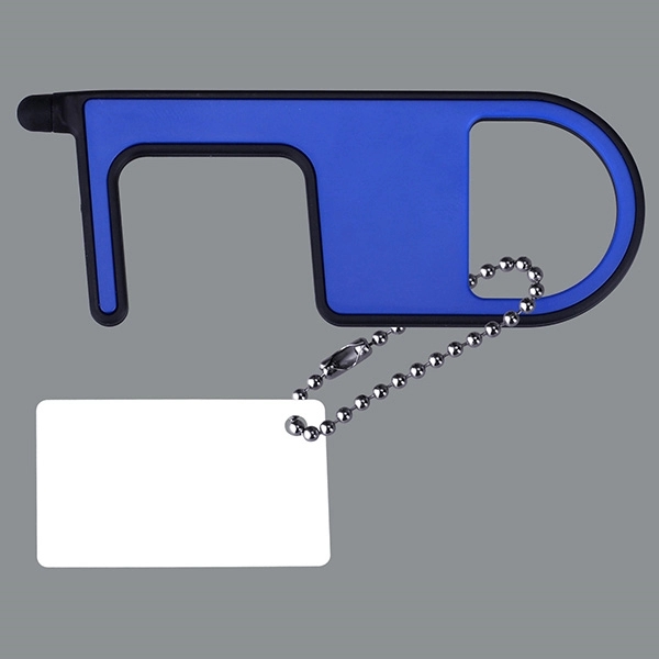 PPE Door Opener Closer No-Touch Tool w/ Card Key Chain - Image 2