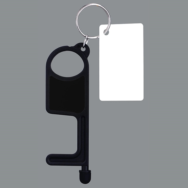 PPE No-Touch Door/Bottle Opener w/ Card Key Chain - Image 4