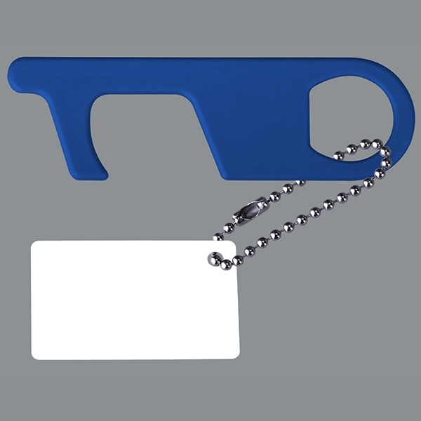 PPE Door Opener Closer No-Touch Tool w/ Card Key Chain - Image 2