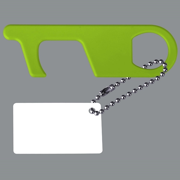 PPE Door Opener Closer No-Touch Tool w/ Card Key Chain - Image 3