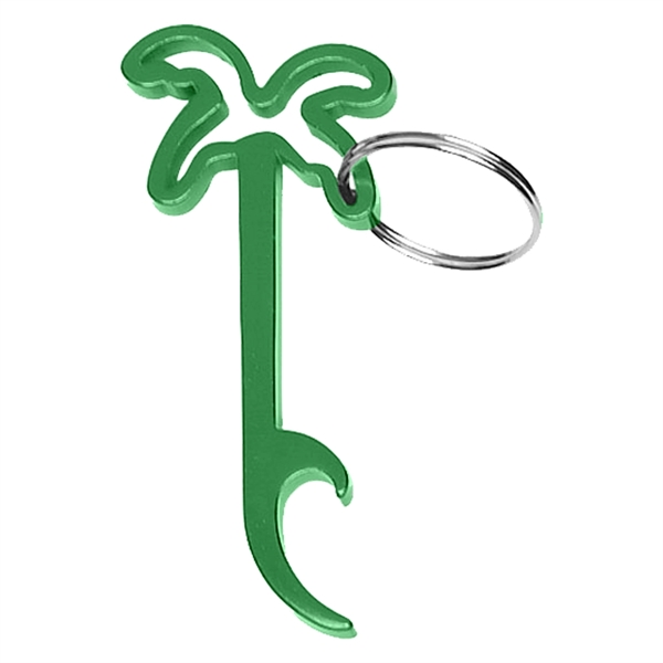 Palm Tree Bottle Opener Key Ring - Image 13