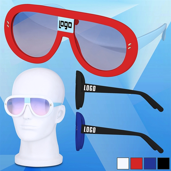 Fashion Sunglasses w/ Gradient Lens - Image 1