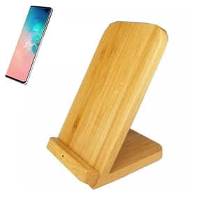 Bamboo QI Wireless Charging Stand