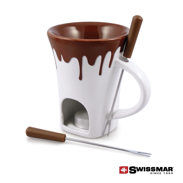 Swissmar® Nostalgia 4pc Chocolate Fondue Mug Set - Image 2