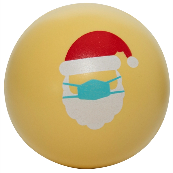 Holiday PPE Santa Squeezies® Stress Ball - Image 1