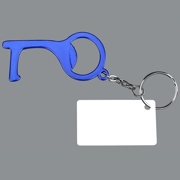PPE Door and Bottle Opener/Closer No-Touch w/ Card Key Chain - Image 2