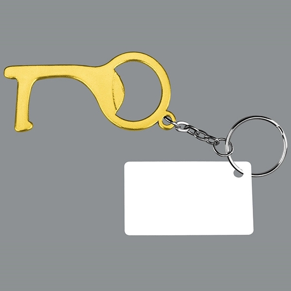 PPE Door and Bottle Opener/Closer No-Touch w/ Card Key Chain - Image 3