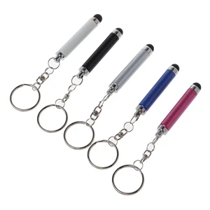 Touch Free Retractable Stylus Keychain    