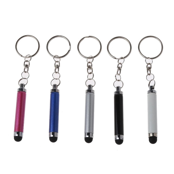 Touch Free Retractable Stylus Keychain     - Image 3