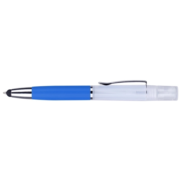 PPE No Touch Stylus Ballpoint Pen w/ Mini Spray Bottle - Image 2