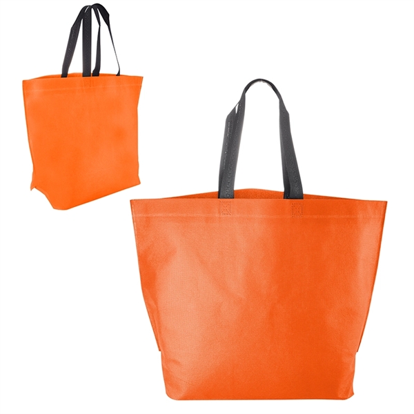 Two-Tone Heat Sealed Non-Woven Tote - Image 14