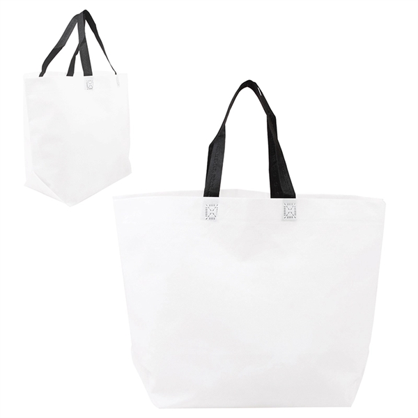 Two-Tone Heat Sealed Non-Woven Tote - Image 17